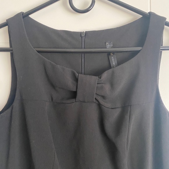 Cocktail little black dress with bow - Picture 2 of 5